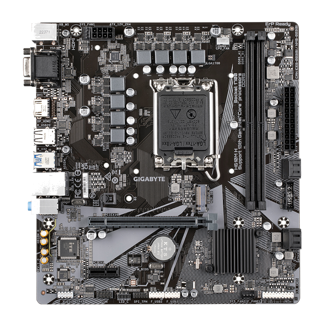Материнская плата Gigabyte H610M H