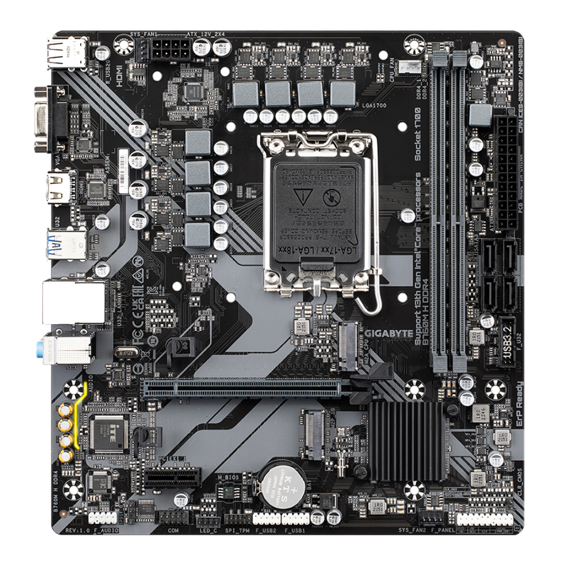 Материнская плата Gigabyte B760M H DDR4