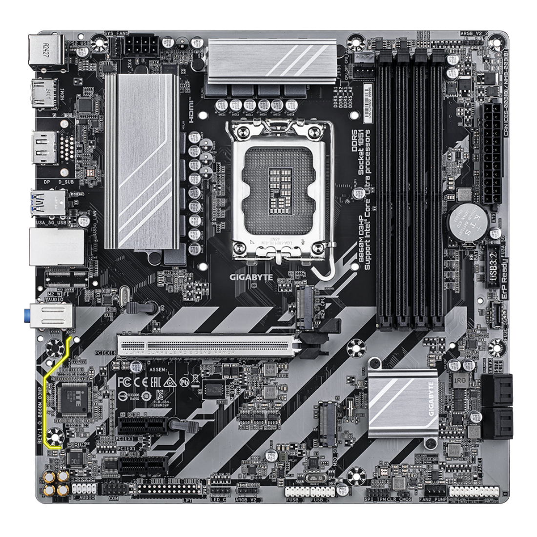 Материнская плата Gigabyte B860M D3HP