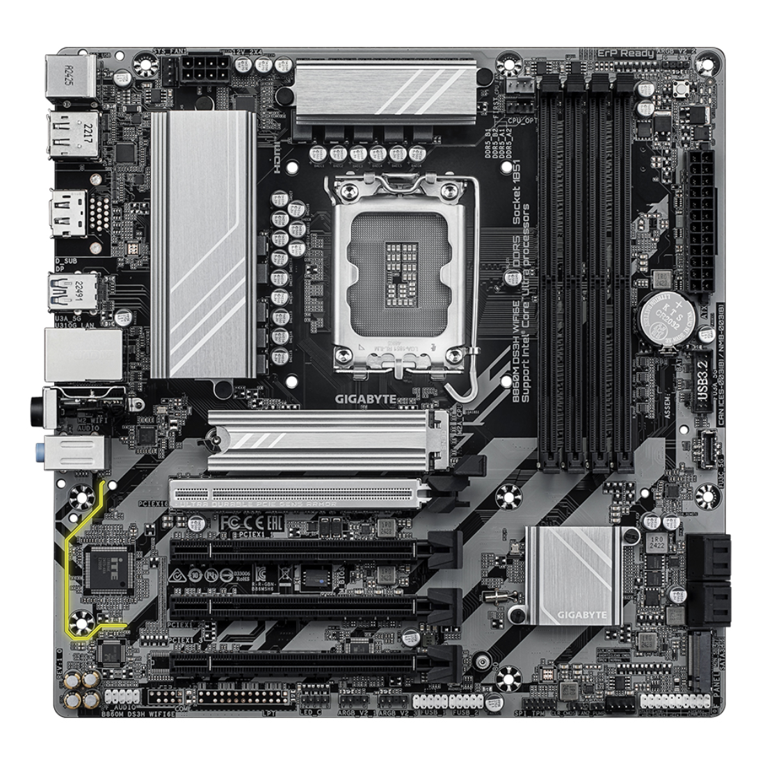 Материнская плата Gigabyte B860M DS3H WIFI6E