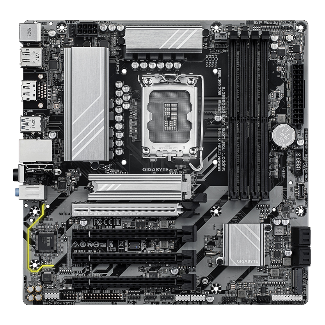 Материнская плата Gigabyte B860M DS3H WIFI6E