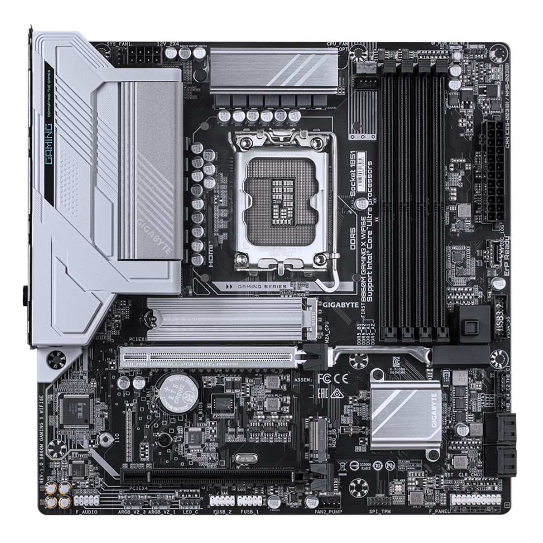 Материнская плата Gigabyte B860M GAMING X WIFI6E
