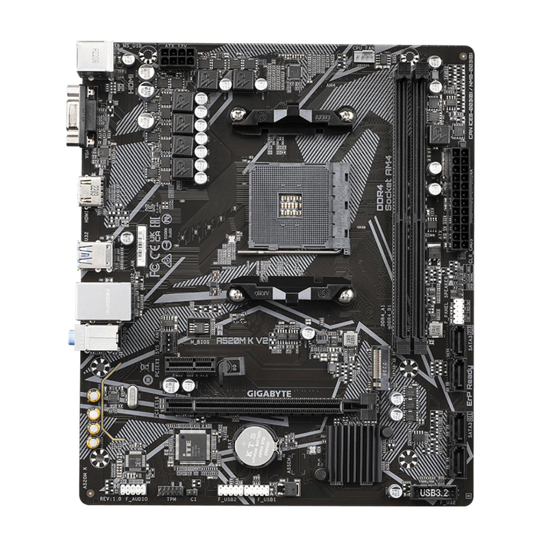 Материнская плата Gigabyte A520M K V2