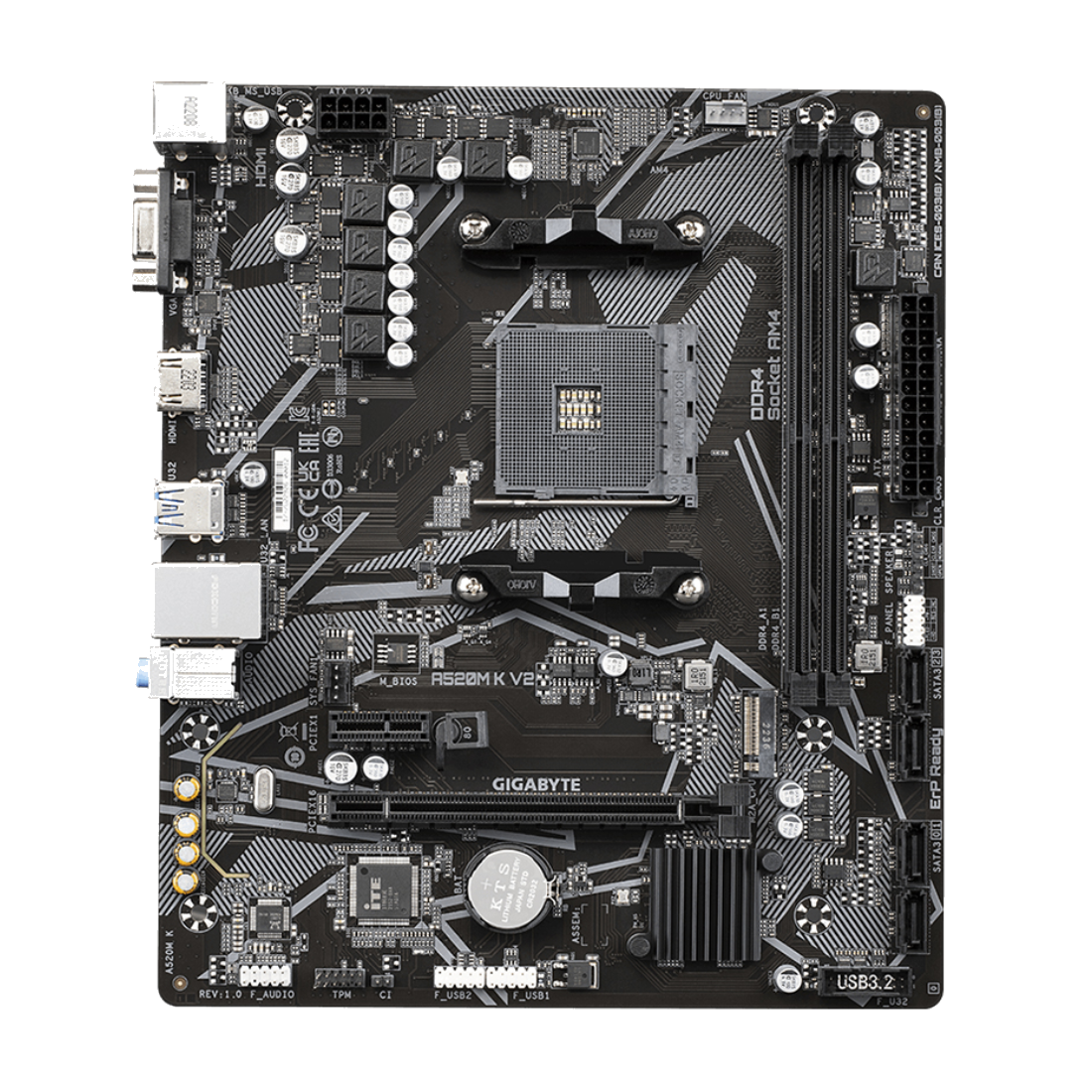 Материнская плата Gigabyte A520M K V2