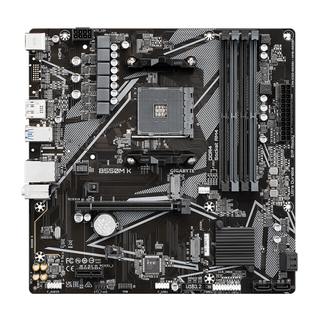 Материнская плата Gigabyte B550M K