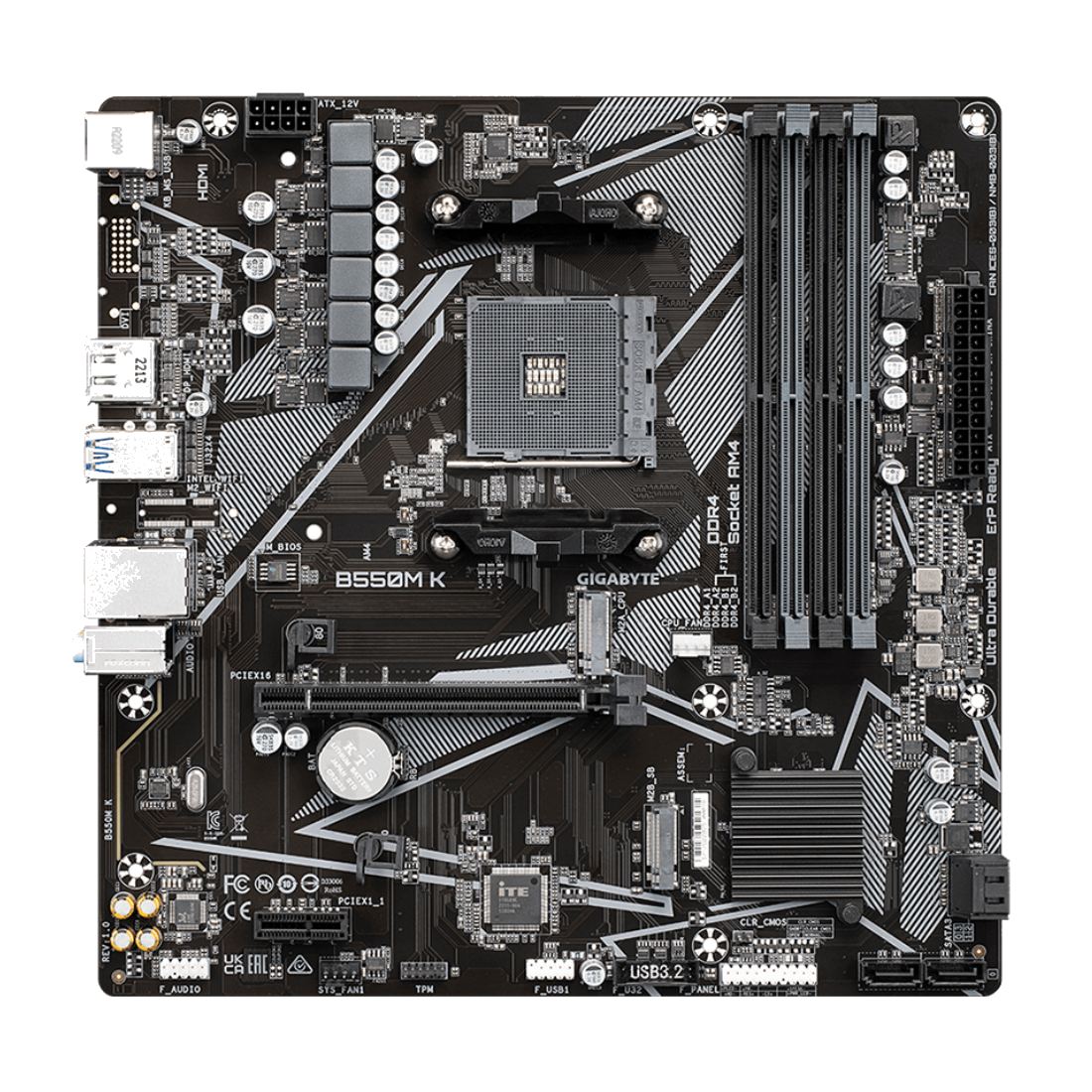 Материнская плата Gigabyte B550M K