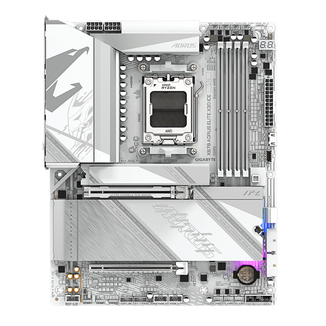Материнская плата Gigabyte X870 AORUS ELITE X3D ICE