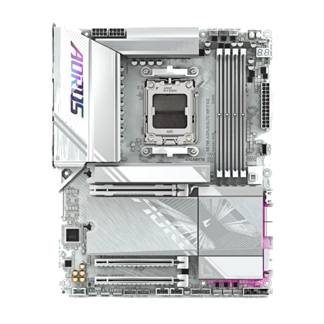 Материнская плата Gigabyte X870E A ELITE WF7 ICE