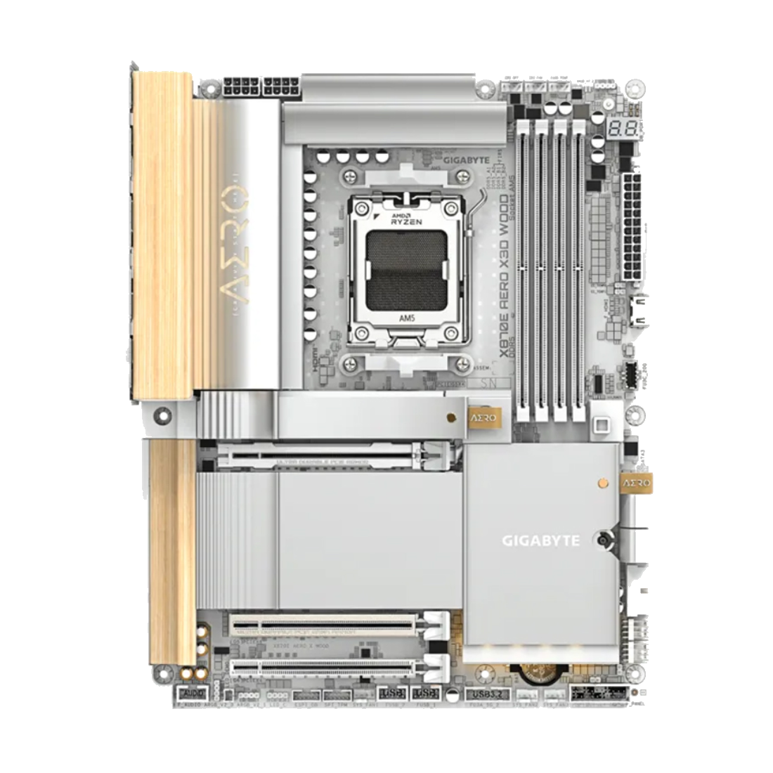 Материнская плата Gigabyte X870E AERO X3D WOOD
