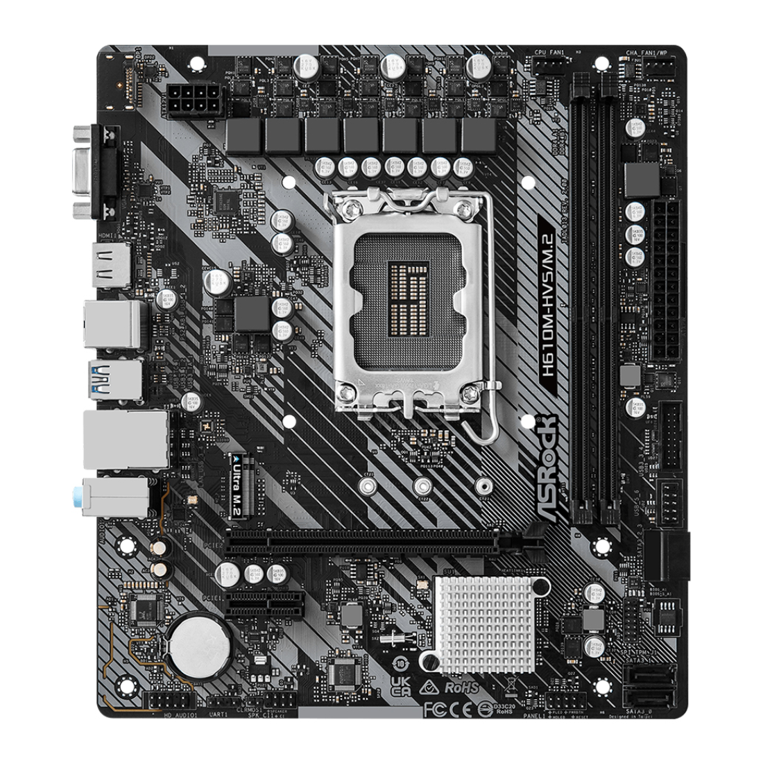 Материнская плата ASRock H610M-HVS/M.2 R2.0