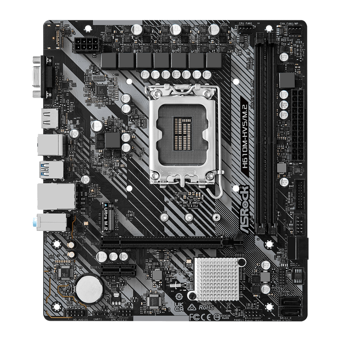 Материнская плата ASRock H610M-HVS/M.2 R2.0