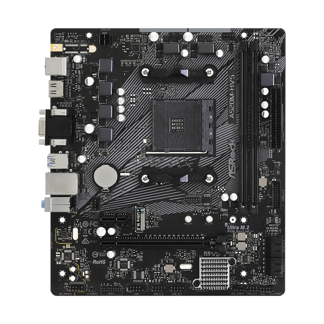 Материнская плата ASRock A520M-HVS